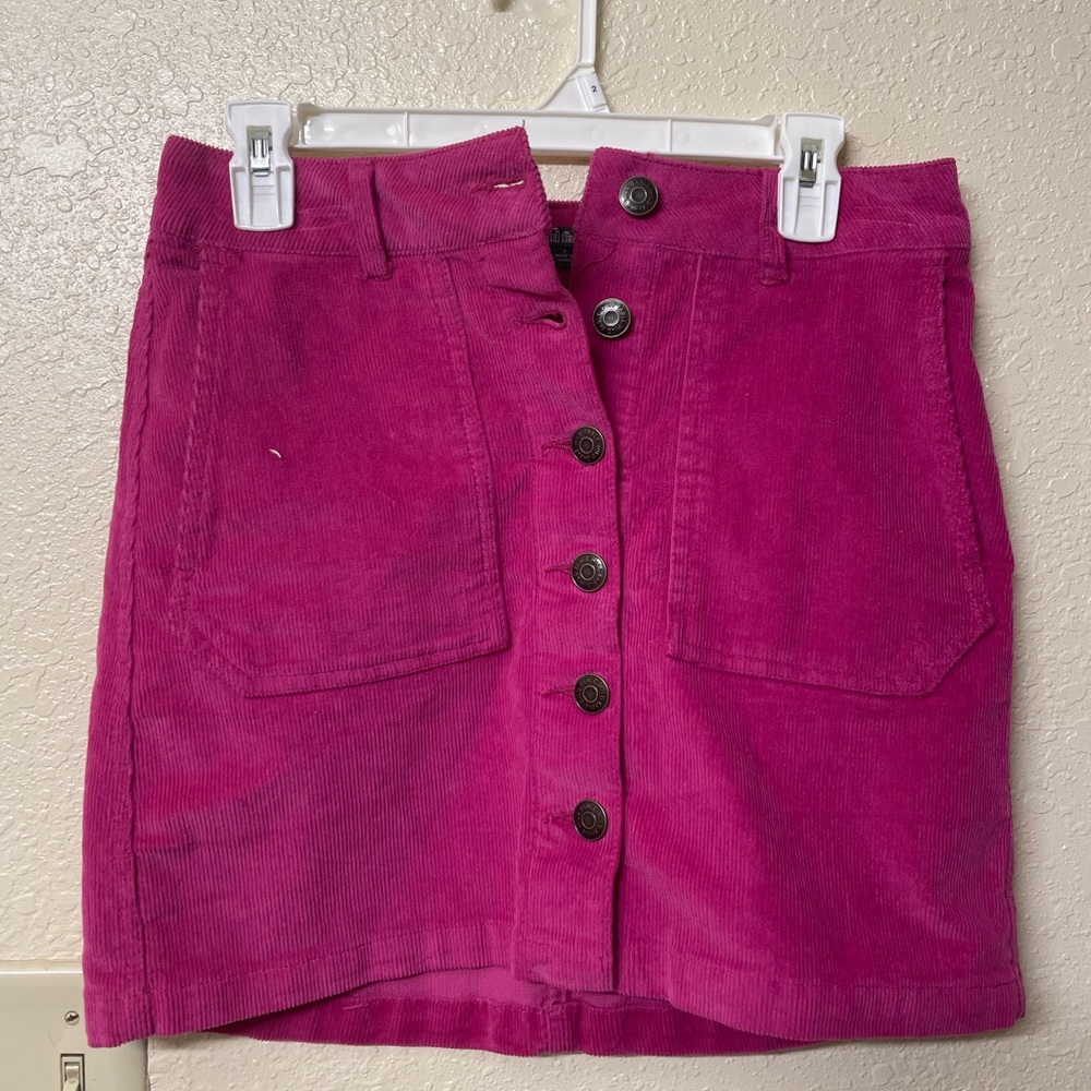 Wild Fable Pink Corduroy Skirt